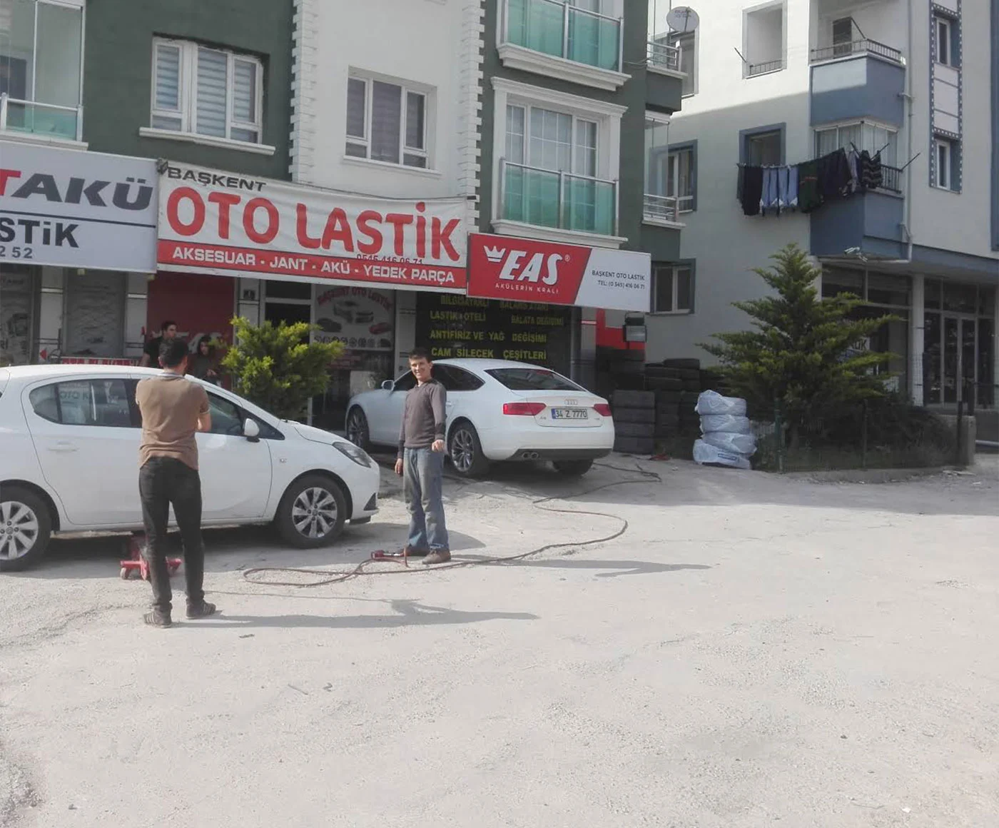 lastikçi iş yeri şeker